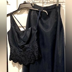 Mori Lee Two Piece Formal Dress Size 3/4